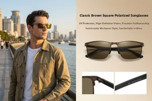 Details der polarisierten quadratischen Sonnenbrille mit Modell 3972 und Größe 59-15-144 am Bügel