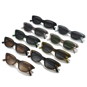 Modern cat-eye polarized sunglasses in nine assorted frame colors for vintage street style