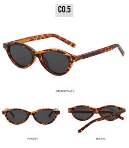 Detailed views of retro oval tortoiseshell sunglasses with dark gray polarized lenses