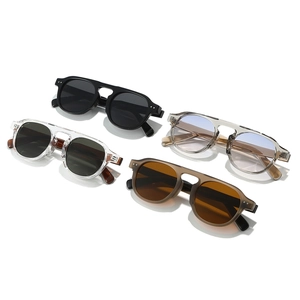 Retro TR90 round frame sunglasses in multiple colors displayed on white background