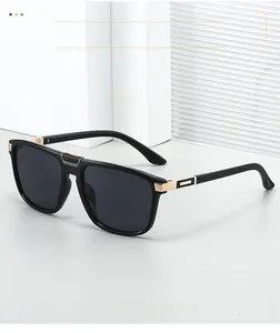 Detail of the lightweight metal frame sunglasses featuring carbon fiber temple textures