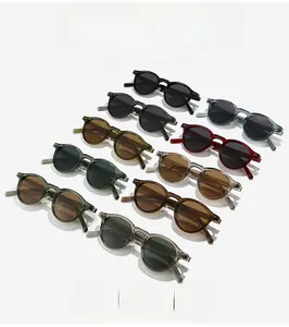 Detailed grid of vintage TR90 polarized sunglasses in multiple stylish colors