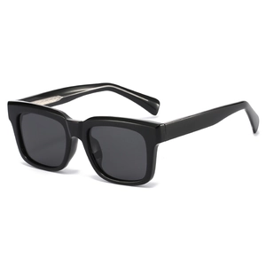 Square Polarized Sunglasses Retro Wide Frame UV400 Protection TAC Lens PC Metal Core Men Women Outdoor Driving Fashion