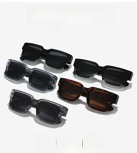 Détails de lunettes de soleil polarisées carrées en plusieurs coloris pour hommes