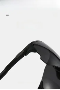 Macro detail of high-quality matte hinges on lightweight elastic sports sunglasses