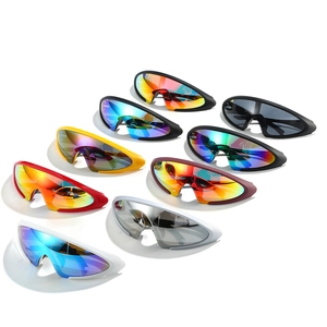 2025 retro sports sunglasses for outdoor cycling and hiking in 9 vibrant color options