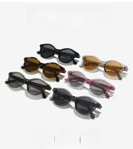 Détails de lunettes de soleil œil de chat vintage en six couleurs de monture élégantes