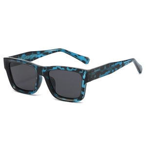 Lunettes De Soleil Carrées Protection UV400 Mode Rétro Unisexe Monture PC Verres TAC Lunettes Vintage Voyage