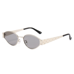 Vintage Oval Sunglasses Metal Frame Rose Flower Embossed Temples UV400 Protection Retro Fashion Eyewear Unisex