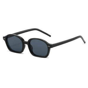 Retro Oval Sonnenbrille Mit PC Rahmen UV400 Schutz Polarisierte Gläser Mode Nieten Brille Für Herren Und Damen Outdoor