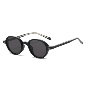 Vintage Retro Oval Sunglasses For Men Women TR90 Small Frame Sun Glasses Fashion UV400 Protection Street Style Eyewear