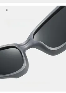 Macro shot of comfortable nose pads on matte grey sports sunglasses with a seamless fit