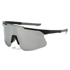 Lunettes De Soleil De Sport Monture Et Verre PC Monobloc Protection UV400 Cyclisme Course Extérieur Coupe Vent Mode Hommes Femmes