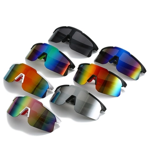 Lunettes de soleil de cyclisme sport avec verres polarisés multicolores et protection UV