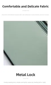 Detail of mint green PU leather bag showing scratch-resistant texture and metal twist lock