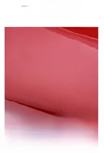 Detail of premium red patent PU leather texture and large capacity structure of the bag