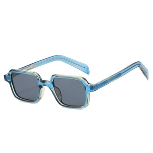 Lunettes De Soleil Polarisées Carrées Monture Mode Rétro Protection UV400 Lunettes Streetwear Pour Hommes Femmes Verres TAC