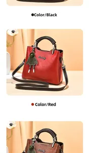 Detail of the wax oil leather handbag texture and adjustable shoulder strap