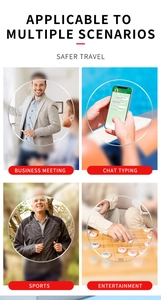 Detail showing anti-peep screen protector across four daily life scenarios for privacy