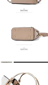 Detailansicht des Taschenbodens mit goldenen Schutznieten und seitlichen Nahtdetails