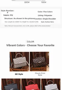 Detailed view of fashionable crossbody bags with vintage patterns and compact size