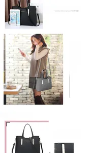 Détail du sac cabas en cuir grainé avec poignée en métal doré et logo Sweet Sa