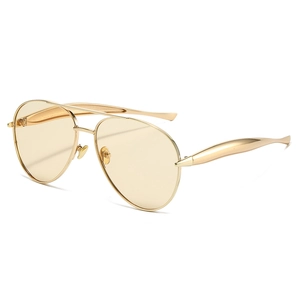 Aviator Sunglasses Metal Frame UV400 Protection Vintage Pilot Fashion Shades For Women Men