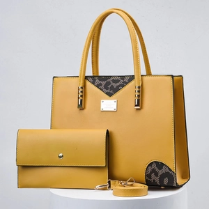 Women Handbag And Wallet PU Leather Leopard Print Patchwork Large Capacity Shoulder Crossbody Street Fashion Casual