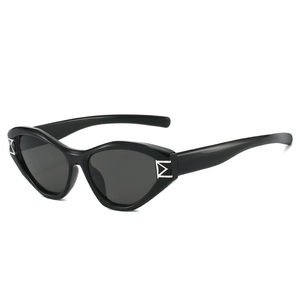 Fashion Cat Eye Sunglasses PC Frame UV400 Protection Retro Small Frame Outdoor Eyewear With Metal Decoration For Women Men