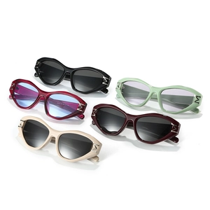 Outdoor 2025 trendy cat-eye sunglasses for men and women in five stylish color variants