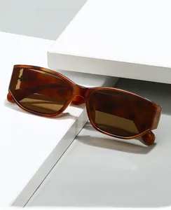 Detail of tortoise shell rectangular eyewear on white steps with blue light filter lens