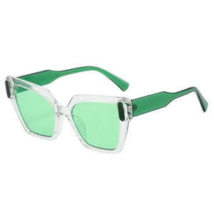 Lunettes De Soleil Carrées Femmes Hommes UV400 Monture PC Verres AC Transparent Jelly Trendy Y2K Streetwear