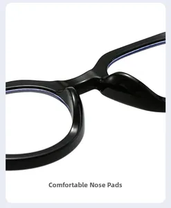 Close-up of comfortable integrated nose pads on black fashion sunglasses frame