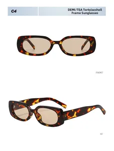 Front and 45-degree angle view of vintage tortoiseshell sunglasses with tea lenses