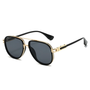Classic Aviator Sunglasses UV400 Protection PC Metal Double Bridge Retro Fashion Travel Eyewear For Men Women