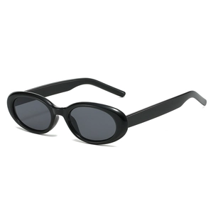 Retro Oval Sunglasses Vintage Fashion UV400 Protection PC Frame Lightweight Outdoor Travel Eyewear Unisex