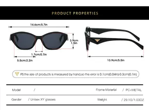 Guide des tailles détaillé pour lunettes de soleil œil-de-chat avec mesures de monture