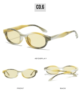 Detailed multi-angle view of vintage tortoiseshell sunglasses with yellow tinted lenses