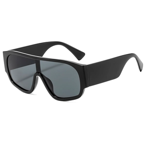 Oversized Shield Sunglasses UV400 Protection PC Material Y2K Futuristic Streetwear Hip Hop Fashion Eyewear