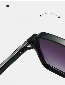 Gros plan des charnières métalliques renforcées sur les lunettes punk dégradées