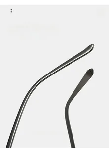 Detail view of ergonomic curved metal temples for steampunk sunglasses in dark grey finish