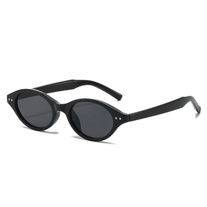 Retro Oval Cat Eye Sunglasses UV400 Protection PC Frame Lightweight Fashion Eyewear For Men Women