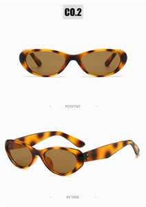 Détail de lunettes de soleil œil-de-chat rétro avec monture écaille et verres bruns