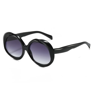 Lunettes de Soleil Mode Rétro Monture Ovale pour Hommes Femmes Protection UV400 Lentille PC Couleur Dégradée Voyage Extérieur