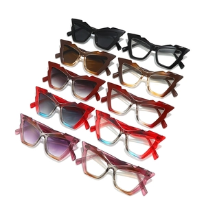 Y2K fashion cat eye sunglasses collection with trendy colorful frames for women