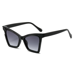 Lunettes De Soleil Œil De Chat Tendance Pour Femmes Protection UV400 Monture PC Carrée Verres Dégradés Mode Rétro