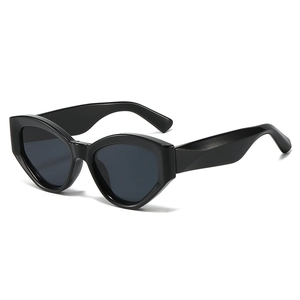 Retro Geometric Cat Eye Sunglasses UV400 Protection PC Frame Fashion Outdoor Travel Trendy Eyewear For Women Men