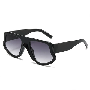 Oversized Irreguläre Sonnenbrille PC Verlaufsgläser Trendige Mode UV-Schutz Brillen Für Damen Herren