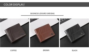 Detailed comparison of coffee, brown and black business card bags with litchi grain texture