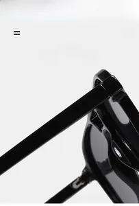 Détail de la charnière de lunettes de soleil TR90 légère avec branches flexibles